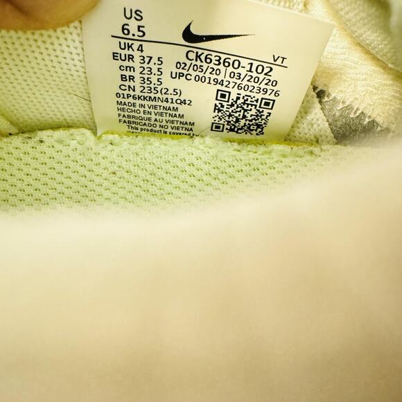 Nike Shoes Womens 6.5 White Renew Run Athletic Running Sneakers Lace Up Comfort - Picture 11 of 12